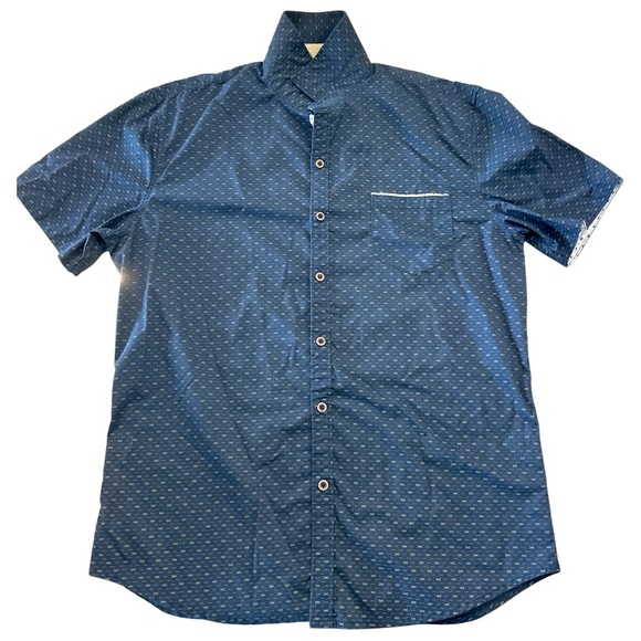 Craft+Flow Other - Craft +Flow Shirt Men's Medium Button Up Short Sleeve Business Casual Dadcore